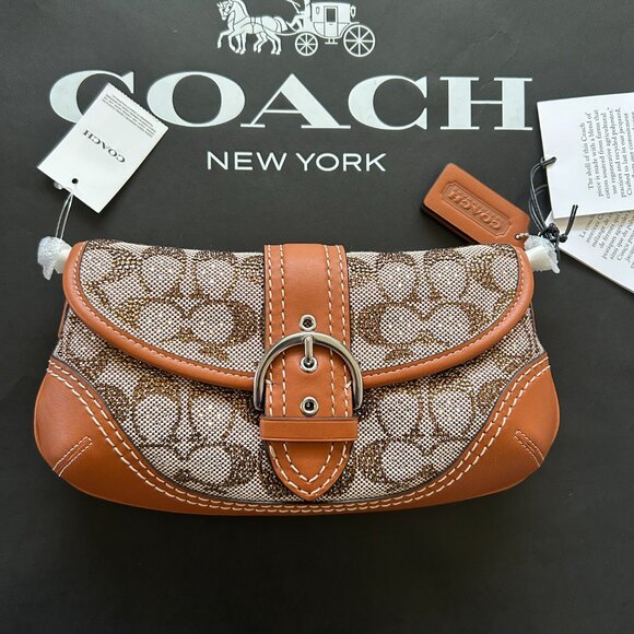 Soho Bag 25 In Crystal Signature Jacquard - Picture 1 of 16